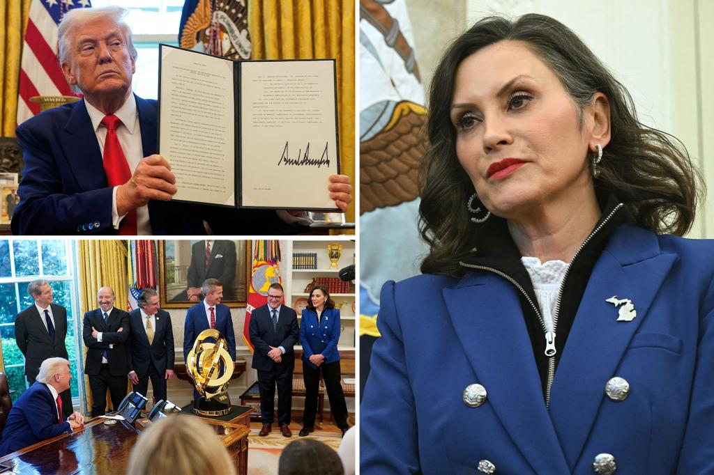 Gretchen Whitmer Angers Dems with the Trump meeting in the White House 'F - Disaster'